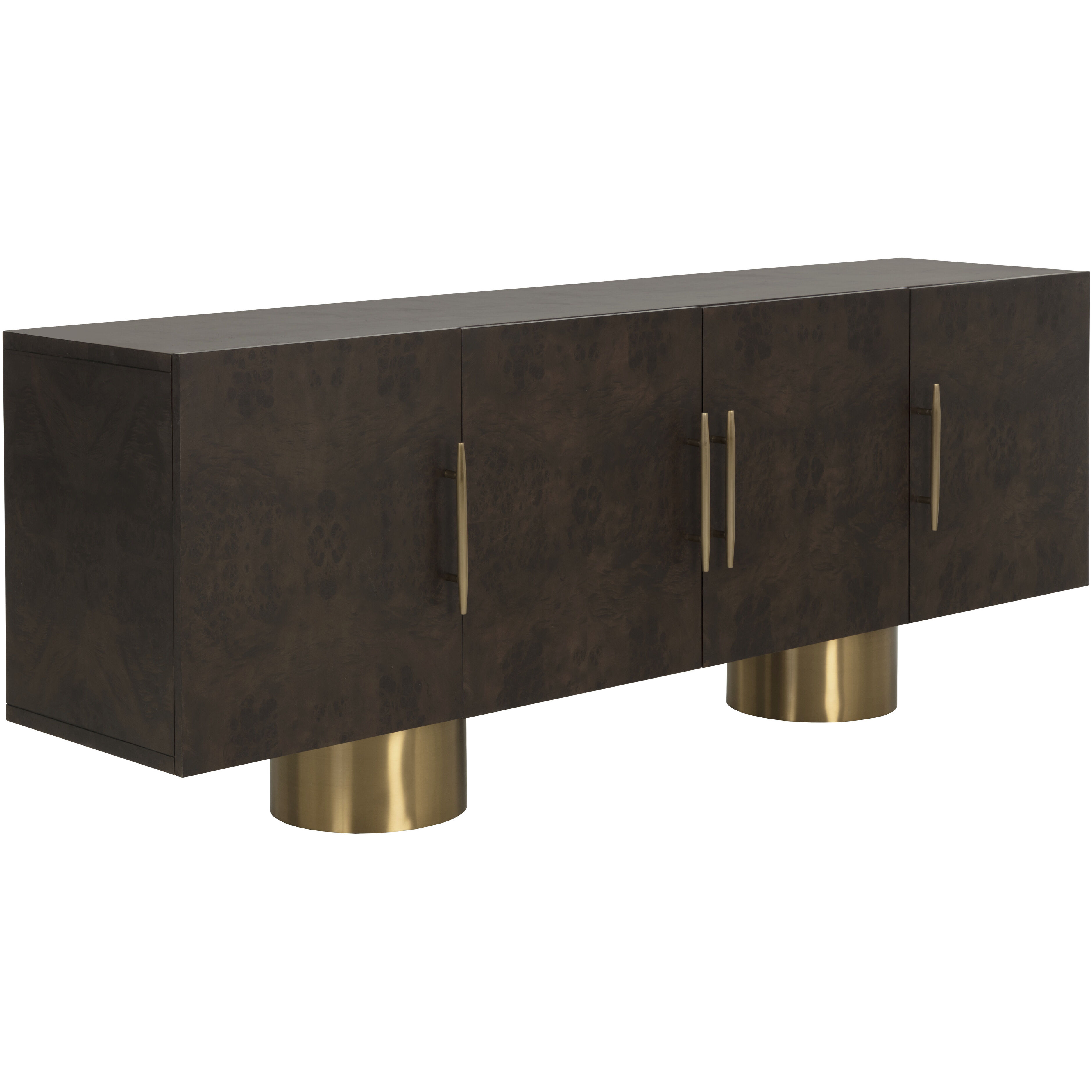 Kresteven 80 X 19.75 inch Gold with Brown Sideboard